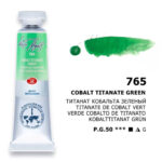 TUB DE VOPSEA ACUARELĂ LENINGRAD 10 ML -TITANAT VERDE COBALT