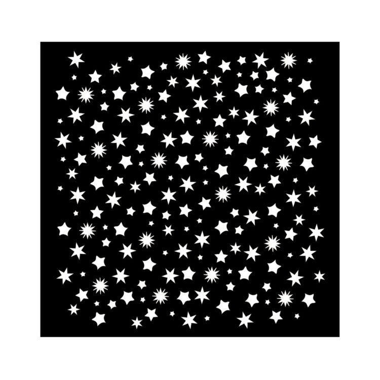 KSTDQ112 STAMPERIA ȘABLON MEDIA DE CRĂCIUN MODEL 18X18 CM KSTDQ-112 - Imagine 1