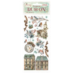 STAMPERIA SPĂRGĂTORUL DE NUCI AUTOCOLANTE 10.16/21.6CM - DFLRB108