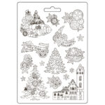 STAMPERIA GEAR UP FOR CHRISTMAS SOFT MOLD A4 - K3PTA4579
