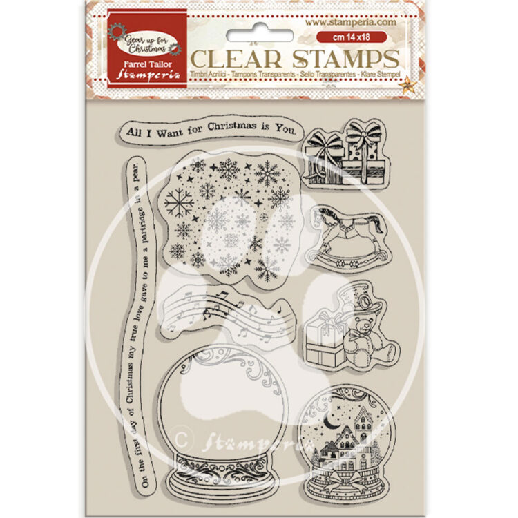 STAMPERIA GEAR UP PENTRU TIMBRE DE CRĂCIUN 14/18CM WTK197 - Imagine 1
