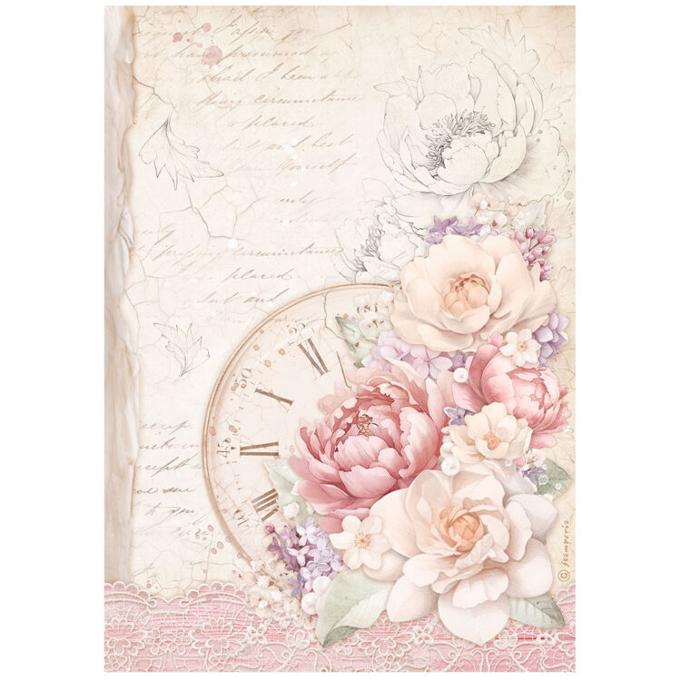 STAMPERIA ROMANCE ROREVER HÂRTIE 6 BUC. A4 DFSA4XRM - Imagine 6
