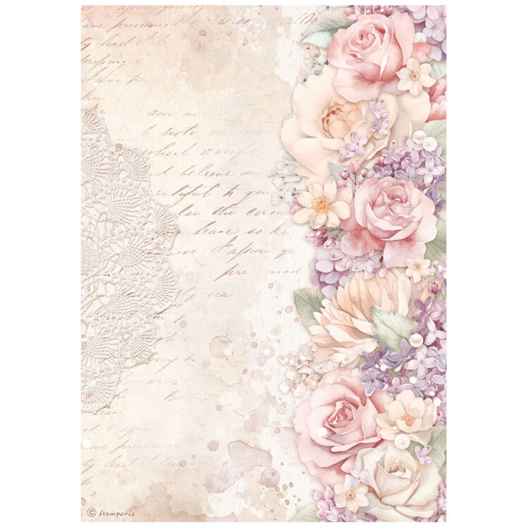 STAMPERIA ROMANCE ROREVER HÂRTIE 6 BUC. A4 DFSA4XRM - Imagine 5