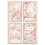 STAMPERIA ROMANCE ROREVER HÂRTIE 6 BUC. A4 DFSA4XRM - Imagine 4