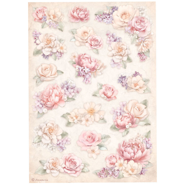 STAMPERIA ROMANCE ROREVER HÂRTIE 6 BUC. A4 DFSA4XRM - Imagine 2