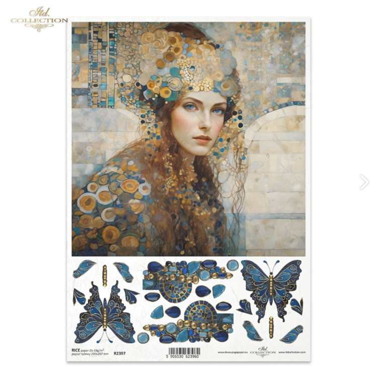 COLECTIA ITD DECOUPAGE HARTIE DE OREZ A4 - R2397 - Imagine 1