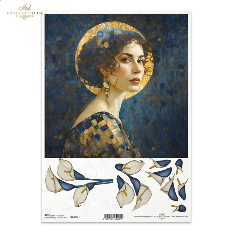 HÂRTIE DE OREZ DECOUPAGE COLECTIA ITD A4 - R2406 - Imagine 1
