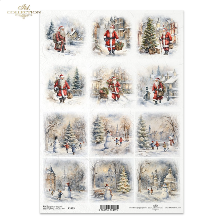 HÂRTIE DE OREZ DECOUPAGE COLECTIE ITD A4 - R2425 - Imagine 1