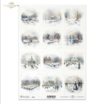 HÂRTIE DE OREZ DECOUPAGE COLECTIE ITD A4 - R2426