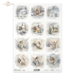 HÂRTIE DE OREZ DECOUPAGE COLECTIE ITD A4 - R2429