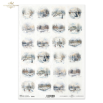 HÂRTIE DE OREZ DECOUPAGE COLECTIE ITD A4 - R2448
