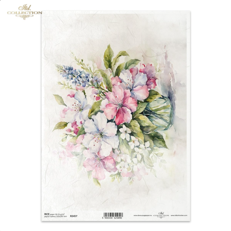 2457000 COLECTIA ITD DECOUPAGE HARTIE DE OREZ A4 - R2457 - Imagine 1