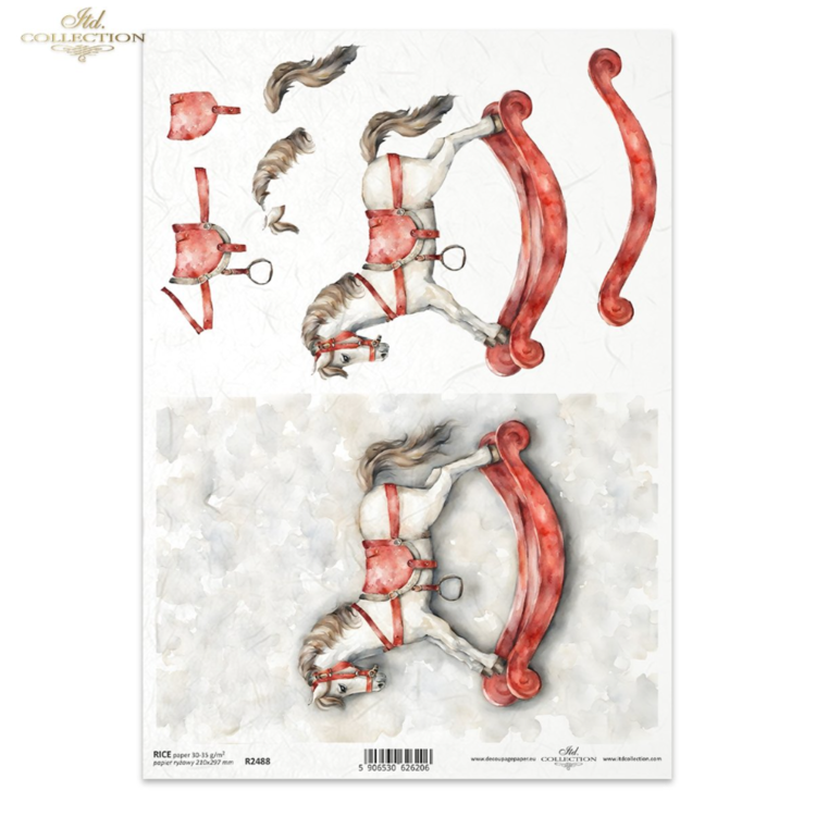 HÂRTIE DE OREZ DECOUPAGE COLECTIE ITD A4 - R2488 - Imagine 1