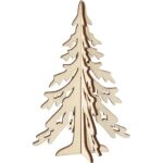 FIGURINĂ DIN LEMN CREATIV ARBORE H:20 CM, L:13 CM - 56169 - Imagine 2