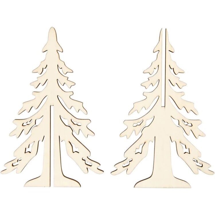 FIGURINĂ DIN LEMN CREATIV ARBORE H:20 CM, L:13 CM - 56169 - Imagine 3
