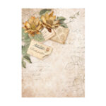 HÂRTIE DE DECOUPAGE STAMPERIA ARMONIE DE AUR 8 BUC. A6 DFSAK6029