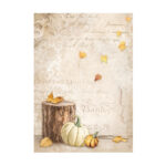 HÂRTIE DE DECOUPAGE STAMPERIA ARMONIE DE AUR 8 BUC. A6 DFSAK6029 - Imagine 2