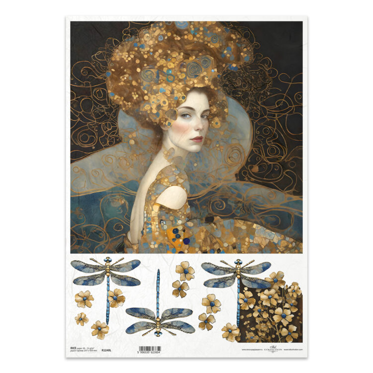 R1240L small M HÂRTIE DE OREZ DECOUPAGE COLECTIE ITD A3 - R1240L - Imagine 1