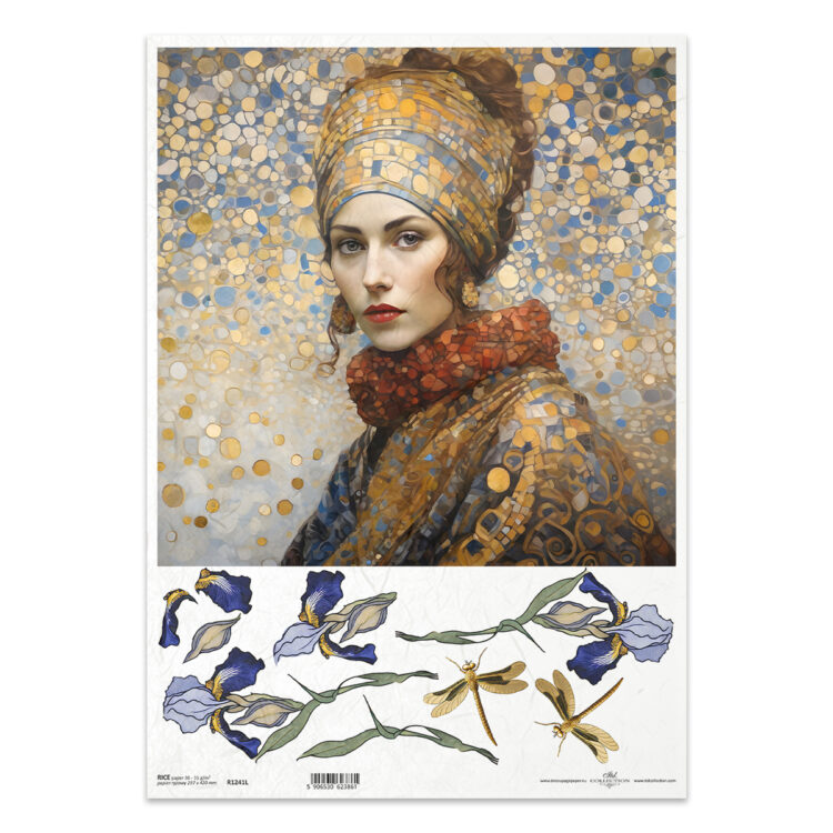 HÂRTIE DE OREZ DECOUPAGE COLECTIA ITD A3 - R1241L - Imagine 1
