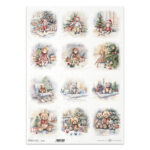 HÂRTIE DE OREZ DECOUPAGE COLECTIE ITD A3 - R1267L