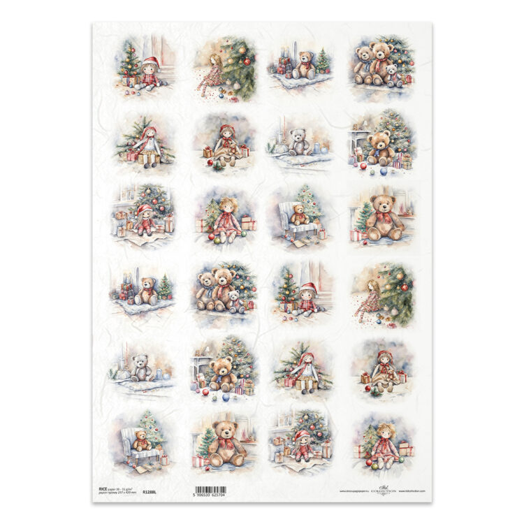 R1288L small M HÂRTIE DE OREZ DECOUPAGE COLECTIA ITD A3 - R1288L - Imagine 1