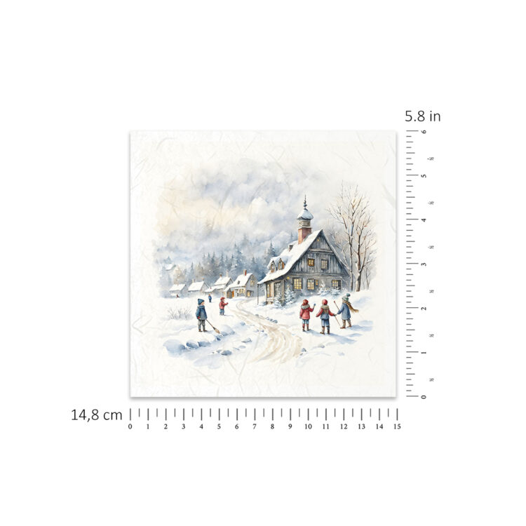 COLECȚIA ITD MINI HÂRTIE DE OREZ K-CT 6 BUC 14.8X14.8CM - RSM131 - Imagine 7