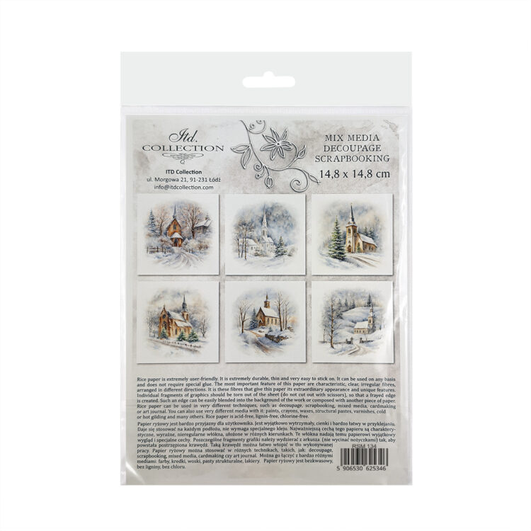 COLECTIA ITD MINI HARTIE DE OREZ K-CT 6PCS 14.8X14.8CM - RSM134 - Imagine 16