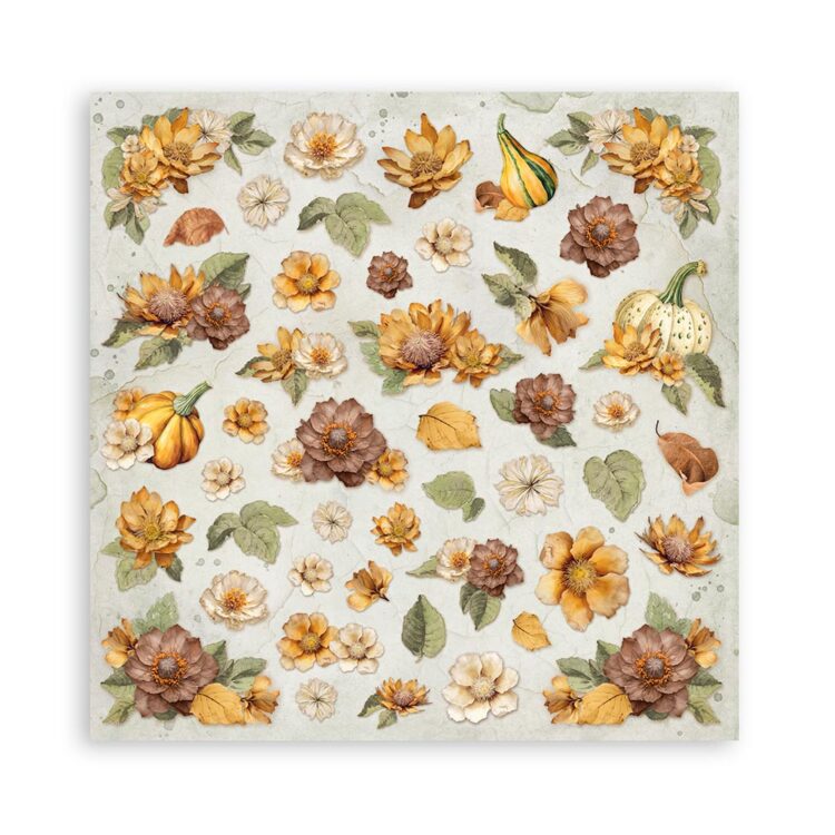 STAMPERIA GOLDEN HARMONY BLOC 30.5/30.5 CM - SBBXLB17 - Imagine 2