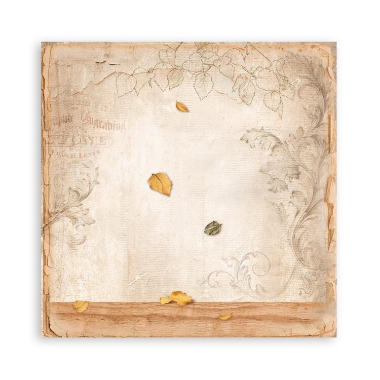 STAMPERIA GOLDEN HARMONY BLOC 30.5/30.5 CM - SBBXLB17 - Imagine 6