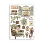 STAMPERIA GOLDEN HARMONY WASHI PAD 8 COLI A5 -SBW11 - Imagine 11