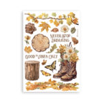 STAMPERIA GOLDEN HARMONY WASHI PAD 8 COLI A5 -SBW11 - Imagine 2