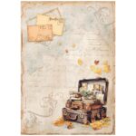 HÂRTIE DE OREZ STAMPERIA DECOUPAGE A4 - DFSA4948