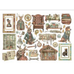 FIGURINE DIN CARTON STAMPERIA ALTEREGO PENTRU DECOR DFLCT54 - Imagine 2