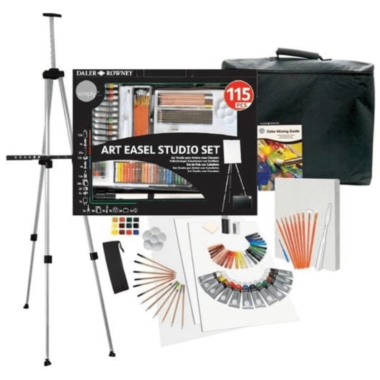 121291 (1) DALER ROWNEY ART SET TREPIED SET 115 PISE - Imagine 1