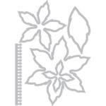 MATRIȚE DE TĂIERE SIZZIX THINLITS - POINSETTIA ELEGANTĂ - Imagine 4