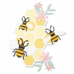 MATRIȚE DE TĂIERE SIZZIX THINLITS - BEE EHE - Imagine 2