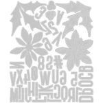 MATRIȚE TĂIATE SIZZIX THINLITS - SCHIȚĂ SEZONIERĂ - Imagine 3