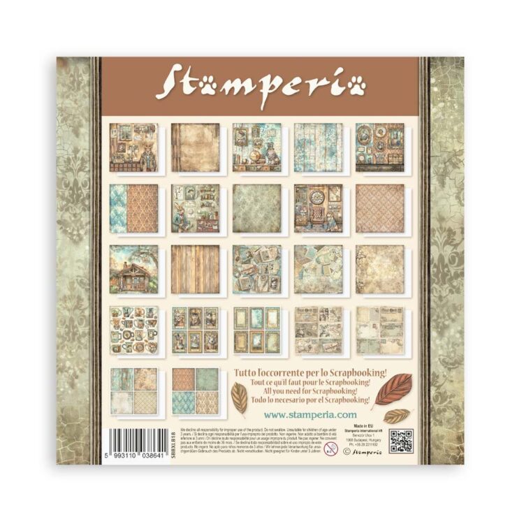 BLOC STAMPERIA ALTEREGO 30,5/30,5 CM -SBBXLB18 - Imagine 24