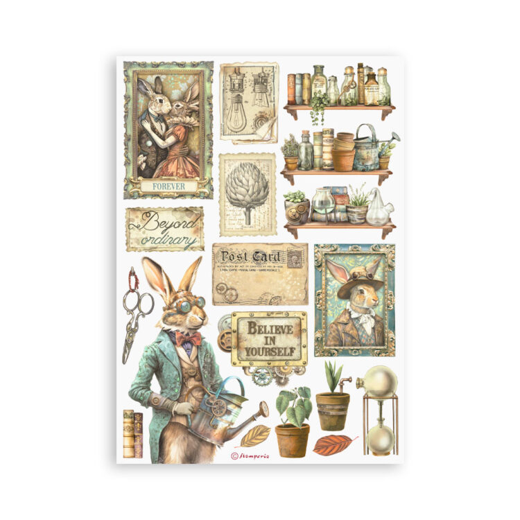 STAMPERIA ALTEREGO WASHI PAD 8 COLI A5 -SBW12 - Imagine 7
