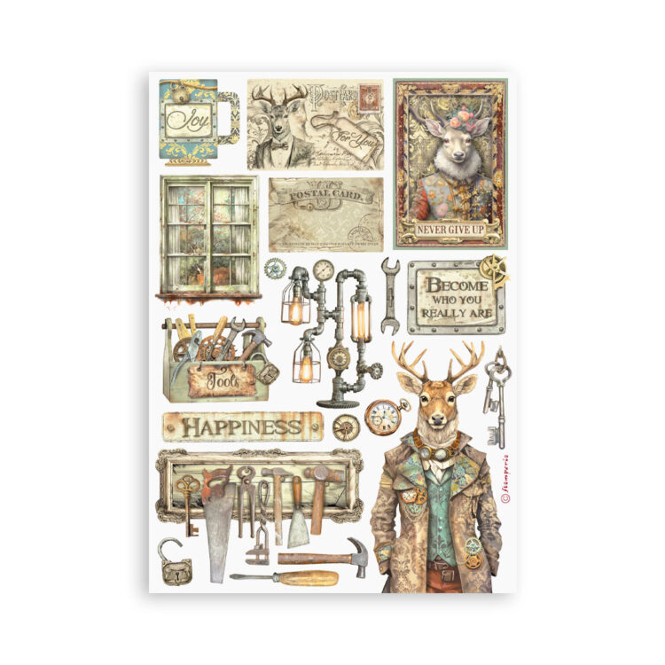 STAMPERIA ALTEREGO WASHI PAD 8 COLI A5 -SBW12 - Imagine 6
