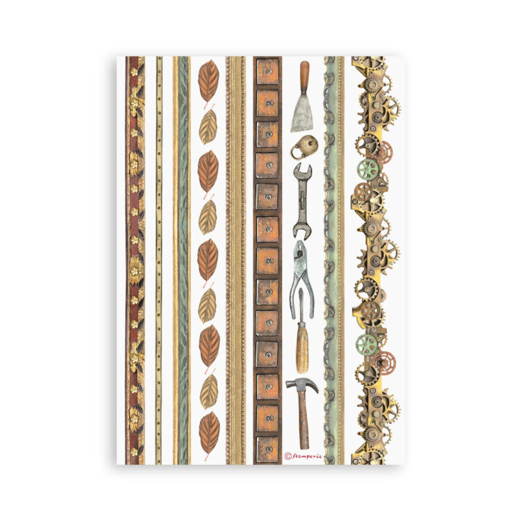 STAMPERIA ALTEREGO WASHI PAD 8 COLI A5 -SBW12 - Imagine 4