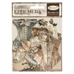 STAMPERIA FIGURINE VECHI DIN CARTON DIN DANTELĂ PENTRU DECORARE DFLCT55