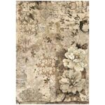 HÂRTIE DE OREZ DECOUPAGE DIN DANTELĂ VECHE STAMPERIA A4 - DFSA4961