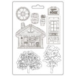 STAMPERIA ALTEREGO COTTAGE MOALE MATRIȚĂ A5 -K3PTA5666