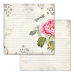HÂRTIE BLOC STAMPERIA LETTERS & FLOWERS 30.5/30.5CM-SBBL22 - Imagine 9