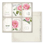 HÂRTIE BLOC STAMPERIA LETTERS & FLOWERS 30.5/30.5CM-SBBL22 - Imagine 7