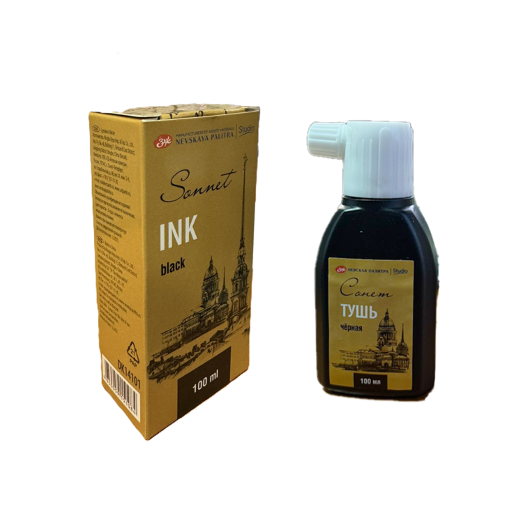 CERNEALĂ SONNET NEAGRĂ 100 ML-DK14101 - Imagine 1