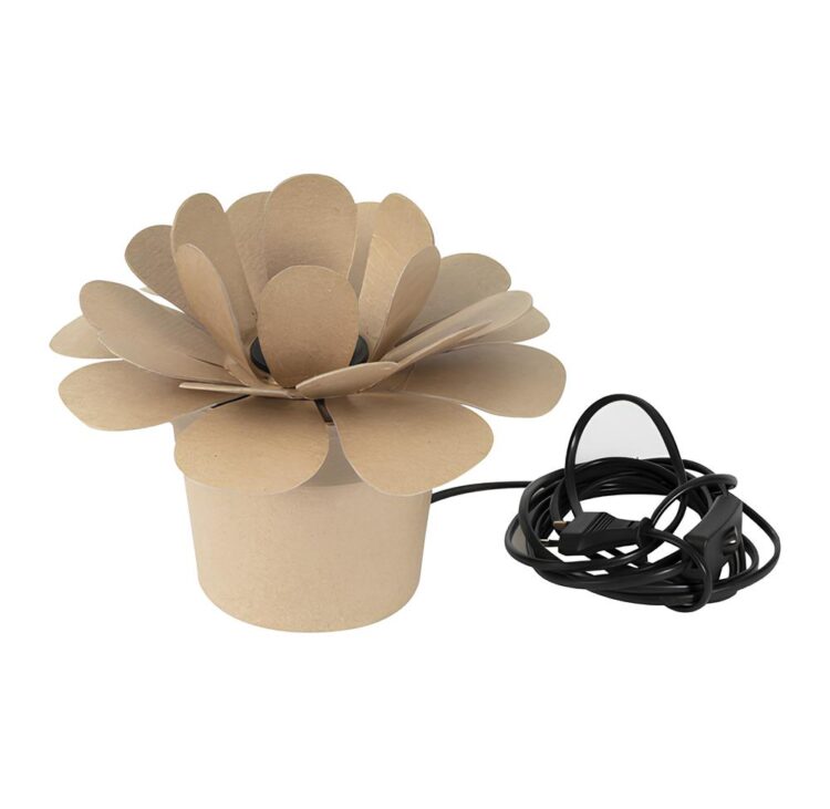 940075 LAMPĂ DECOPATCH PAPIER-MÂCHÉ LOTUS HD075C - Imagine 1