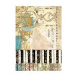 STAMPERIA MUSIC DECOUPAGE PAPER 8 BUC. A6 DFSAK6033 - Imagine 8