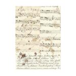 STAMPERIA MUSIC DECOUPAGE PAPER 8 BUC. A6 DFSAK6033 - Imagine 3